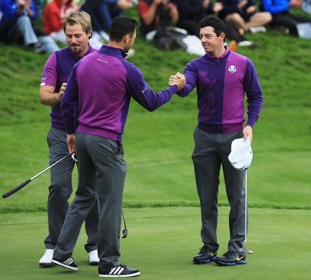 Victor Dubuisson, Martin Kaymer, Rory Mcllroy